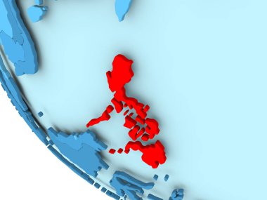 Filipinler mavi siyasi dünya üzerinde