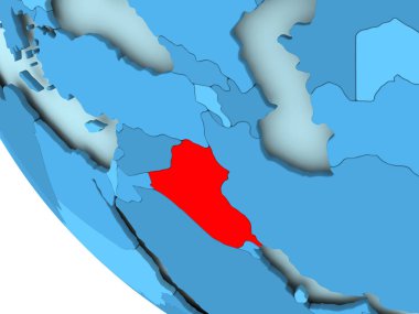 Irak mavi siyasi dünya üzerinde