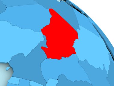 Chad mavi dünya üzerinde