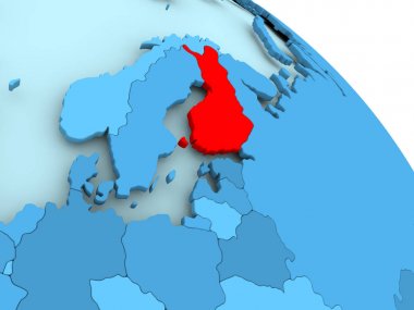 Finlandiya mavi dünya üzerinde