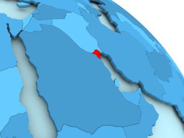 Kuveyt mavi dünya üzerinde