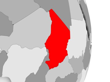 Chad gri siyasi dünya üzerinde