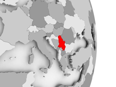 Sırbistan gri siyasi dünya üzerinde