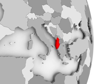 Arnavutluk gri siyasi dünya üzerinde
