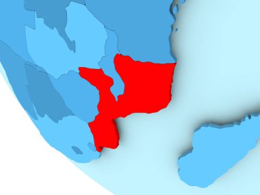 Mozambik mavi siyasi dünya üzerinde