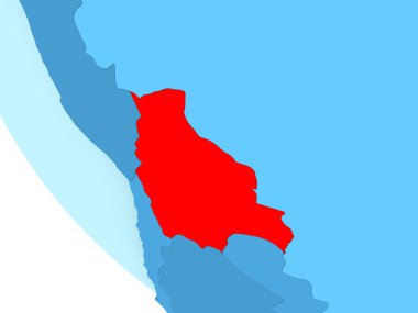 Bolivya mavi siyasi dünya üzerinde