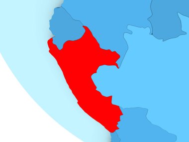 Peru mavi siyasi dünya üzerinde