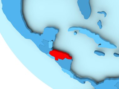 Honduras mavi siyasi dünya üzerinde