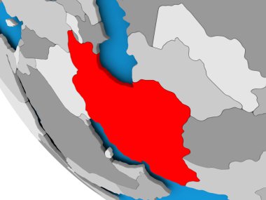 Iran siyasi dünya üzerinde