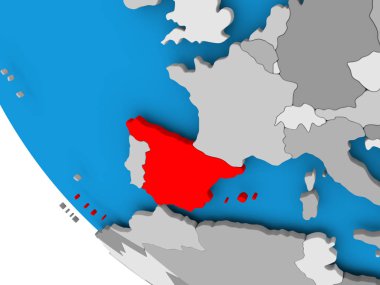 İspanya siyasi dünya üzerinde