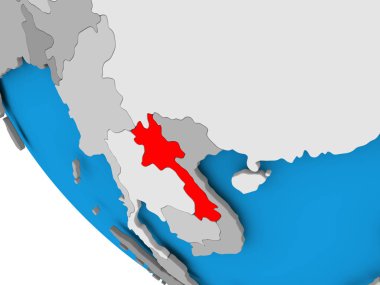 Laos siyasi dünya üzerinde