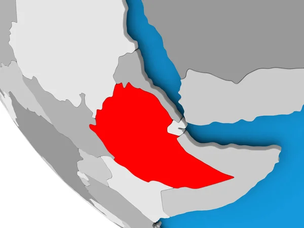 정치 세계에 에티오피아 — 스톡 사진