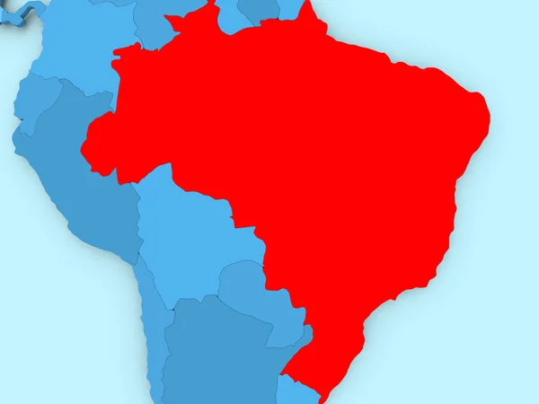 Map of Brazil — Stock Photo, Image