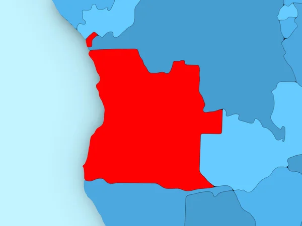 Angola Haritası — Stok fotoğraf
