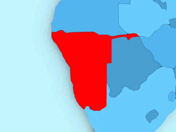 Χάρτης της Ναμίμπια — Φωτογραφία Αρχείου