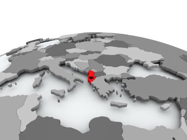 Dünya üzerinde Arnavutluk bayrağı