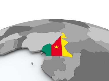 Kamerun bayrağı dünya üzerinde