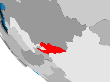 Kırgızistan siyasi dünya üzerinde