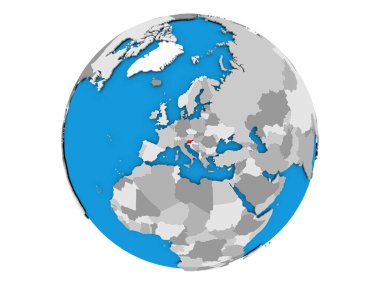 Slovenya izole küre üzerinde