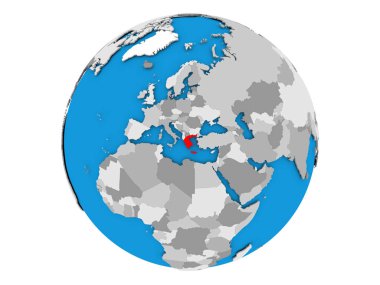 Yunanistan izole küre üzerinde