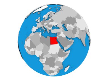 Mısır izole küre üzerinde