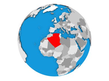 Cezayir izole küre üzerinde