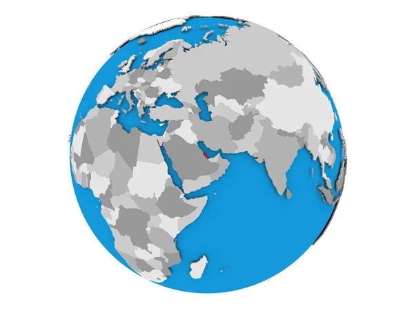 Katar izole küre üzerinde — Stok fotoğraf