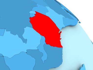 Mavi dünya üzerinde Tanzanya