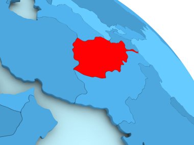 Afganistan mavi dünya üzerinde