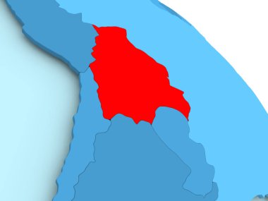 Bolivya mavi dünya üzerinde