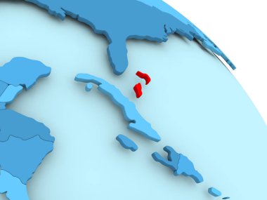 Bahamalar mavi dünya üzerinde