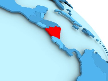 Nikaragua mavi dünya üzerinde