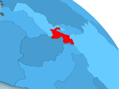 Mavi dünya üzerinde Tacikistan