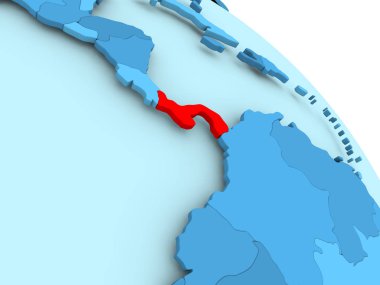 Panama mavi dünya üzerinde