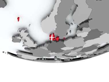 Danimarka bayrağı dünya üzerinde