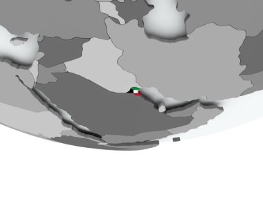 Kuveyt bayrağı dünya üzerinde