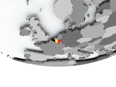 Belçika bayrağı dünya üzerinde