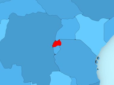 Ruanda Haritası