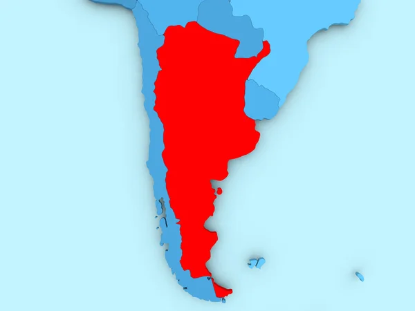 Karte von Argentinien — Stockfoto