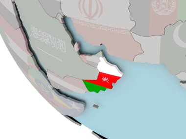 Umman bayrağı çizim ile