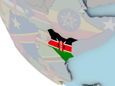 Kenya bayrak çizim ile
