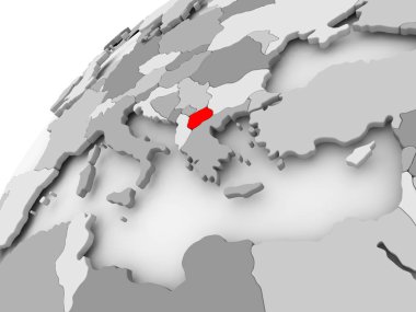 Makedonya gri siyasi dünya üzerinde