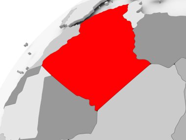 Cezayir gri siyasi dünya üzerinde