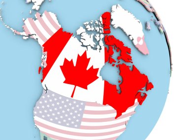 Rusya dünya üzerinde bayrak ile