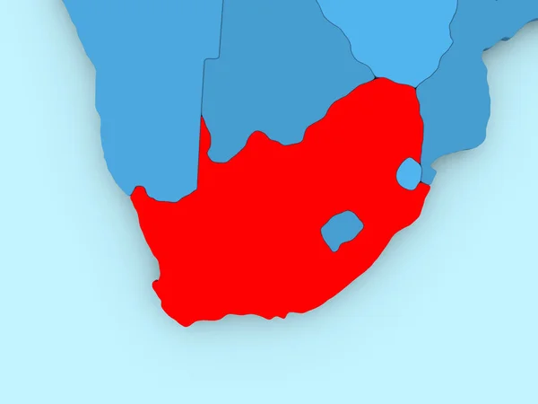 Peta selatan afrika — Stok Foto