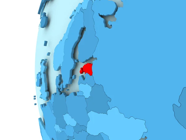 Mapa Estonska — Stock fotografie