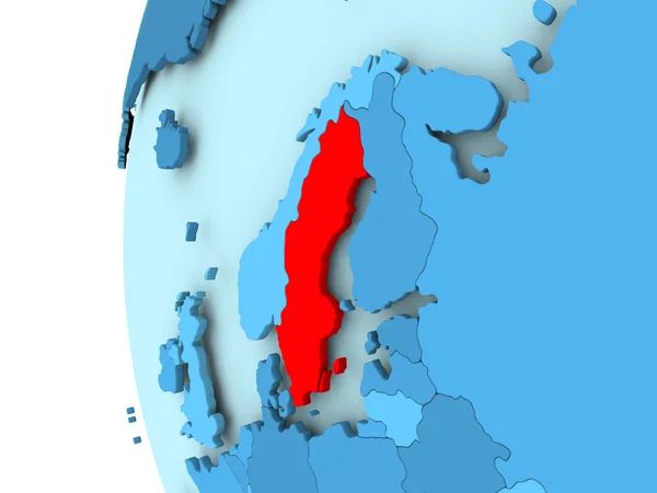 Mapa online de Suecia — Foto de Stock