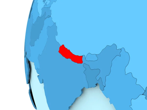 La mappa di Nepal — Foto Stock