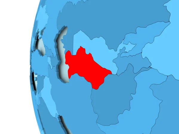 Mapa Turkmenistánu — Stock fotografie