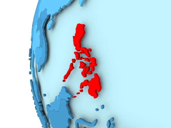 Kaart van Filipijnen — Stockfoto